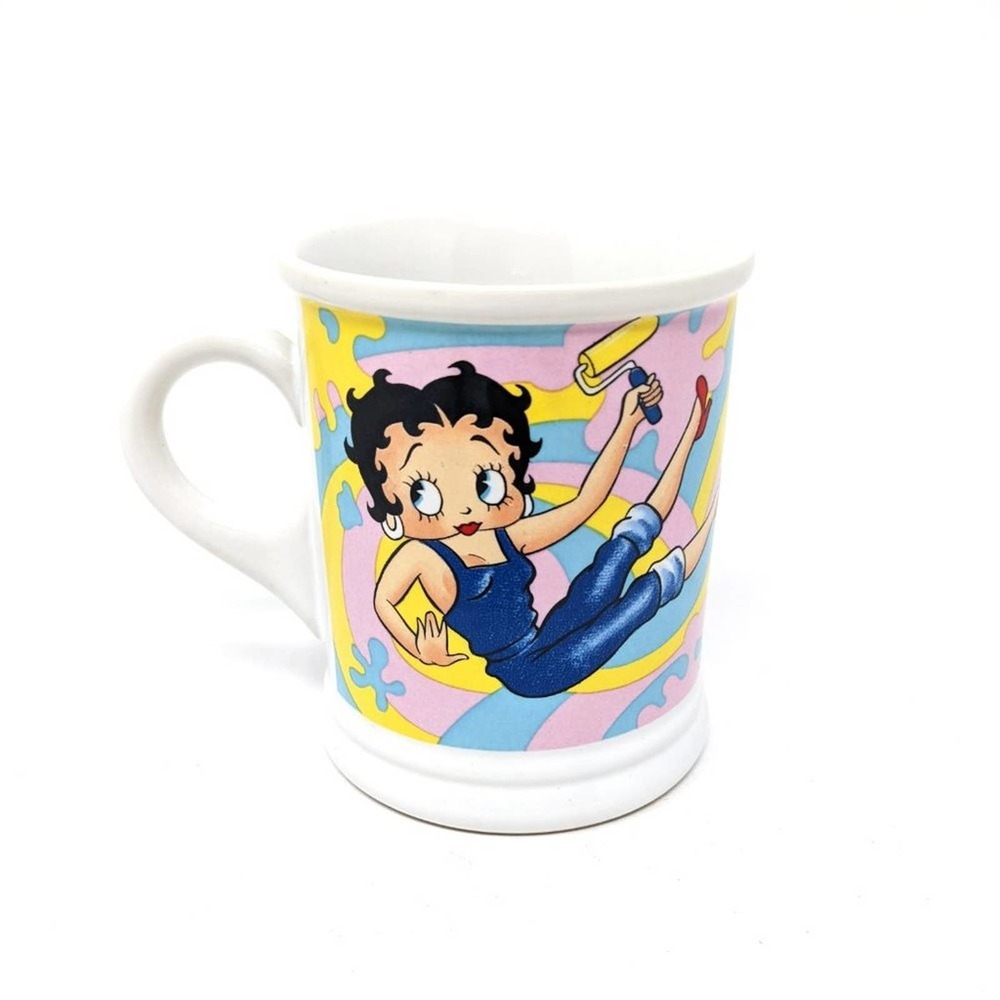 Vintage Betty Boop Paint 1985 Vandor King Features Syndocate Coffee Tea Mug - Picture 2 of 6